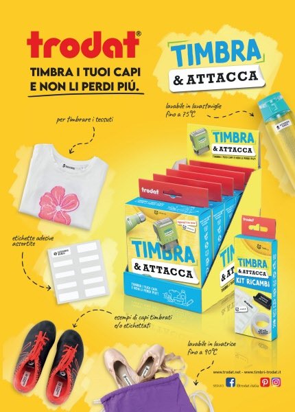 Refil timbro "Timbra e attacca"