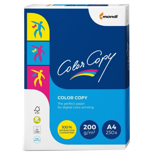 Color Copy bianca - A4 - 200g - 250 fogli