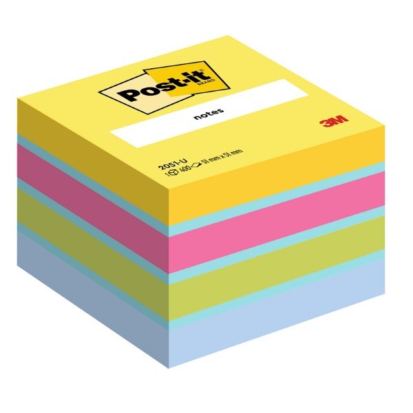 Mini cubi Post-it® - 51x51 mm - ultra brillanti
