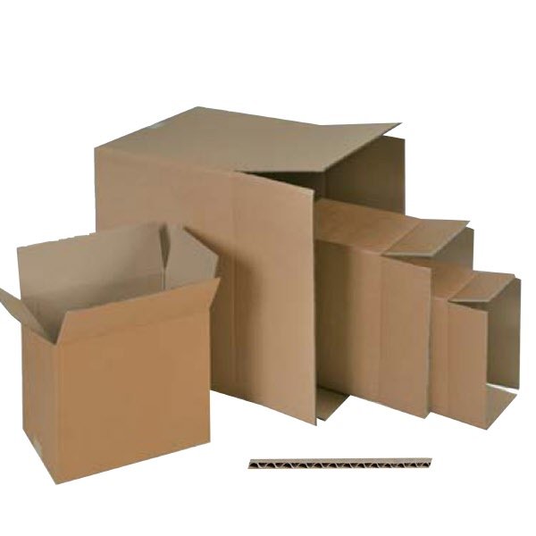 Scatole in cartone onda singola - F.to 50x35,7x27,3 cm,