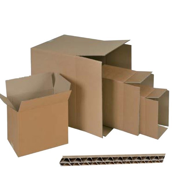Scatole in cartone onda doppia - F.to 43x30,4x27,3 cm