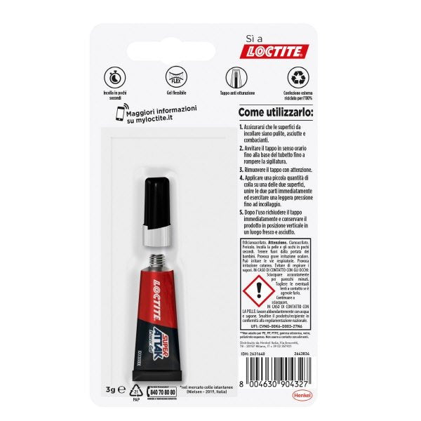 Colla Super Attak® Power Gel - 3 g