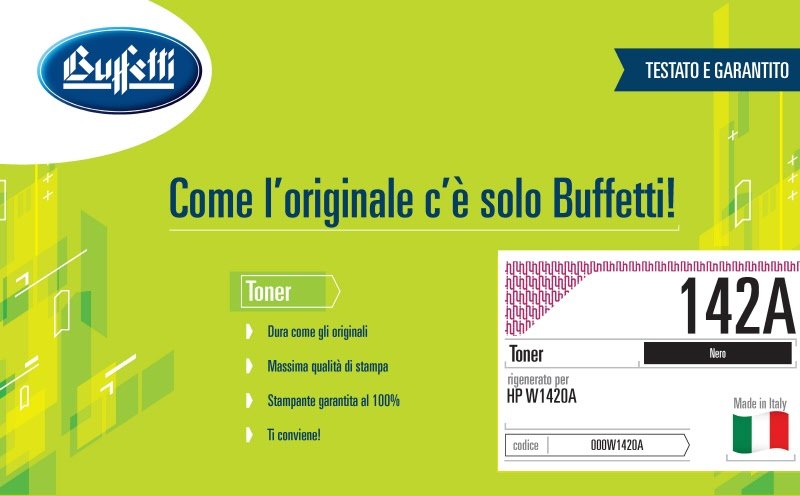 Toner HP - Compatibile Rigenerato 142A W1420A - Nero - 950 pag