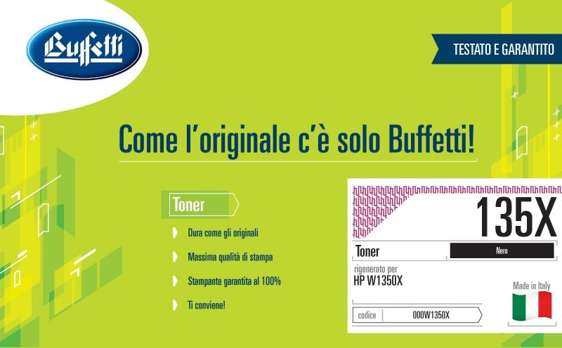 Toner HP - Compatibile Rigenerato 135X W1350X - Nero - 2.400 pag