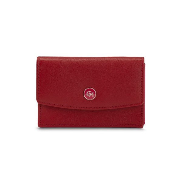 Porta carte Mabel - rosso scarlatto