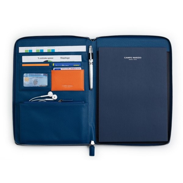Portfolio A4 Isaac - blu lapis
