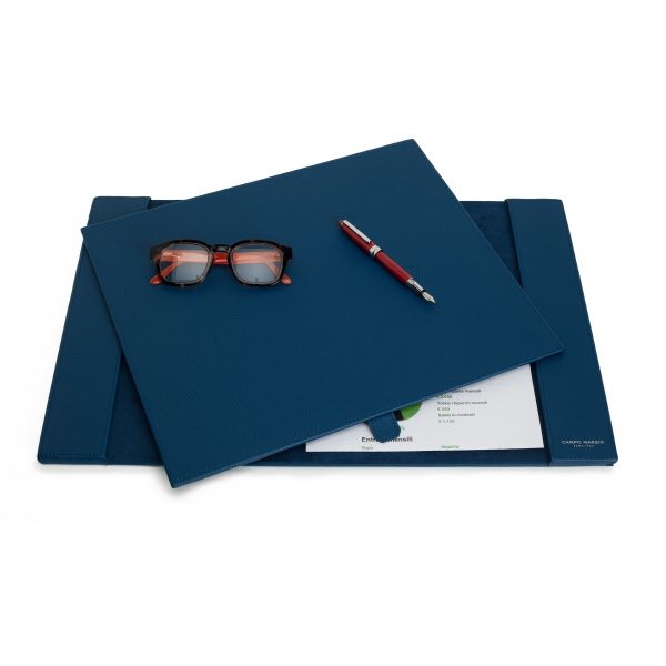 Sottomano doppio Aristotle - blu lapis