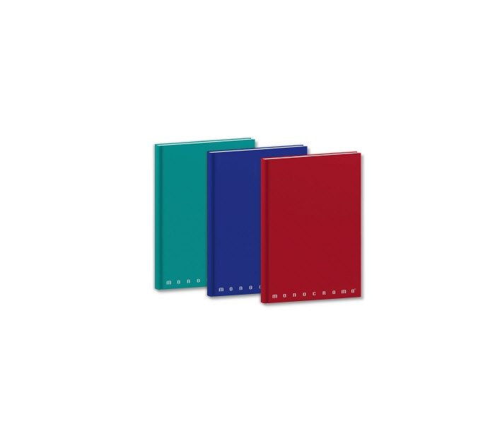 Registro Refe alta foliazione Monocromo  - Rigatura 1R - Righe medie e superiori - 80 g - copertine assortite