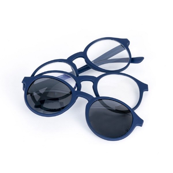 Occhiali da lettura clip on Galileo 2.5 - blu oceano