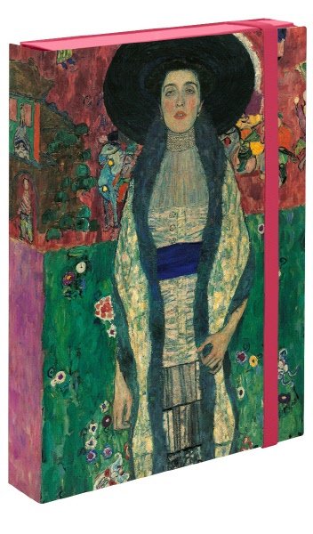 Scatola progetti con elastico Image  - Dorso 5 cm - 33x25 cm - G.Klimt - La signora Adele Bloch-Bauer II