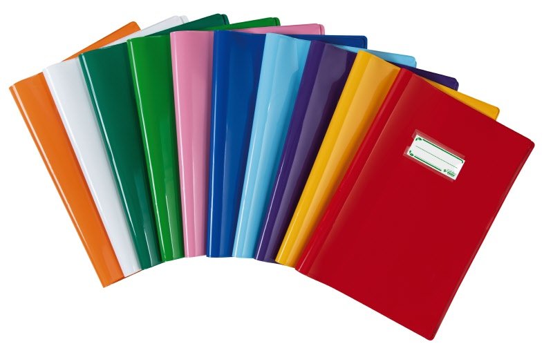 Copertina per quaderni - polietilene bio based laccato - 30x21 cm - alto spessore - rosa