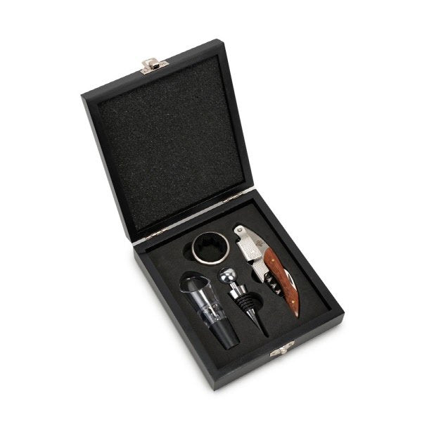 Set vino A 4 pz - nero