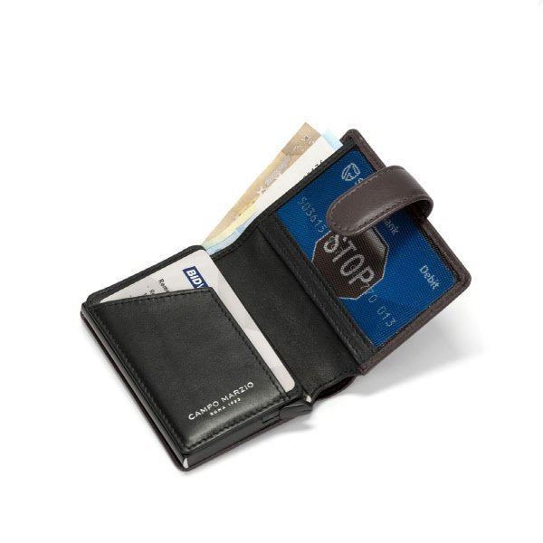 Porta carte Axel Plus - marrone