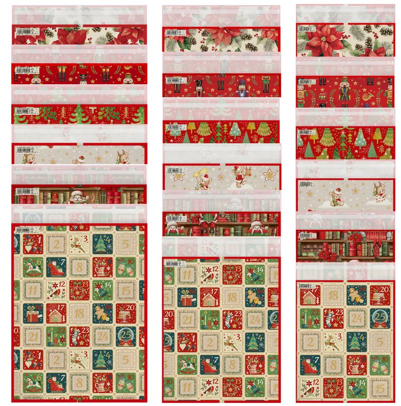 Buste regalo con strip adesivo - formato medio - fantasie assortite