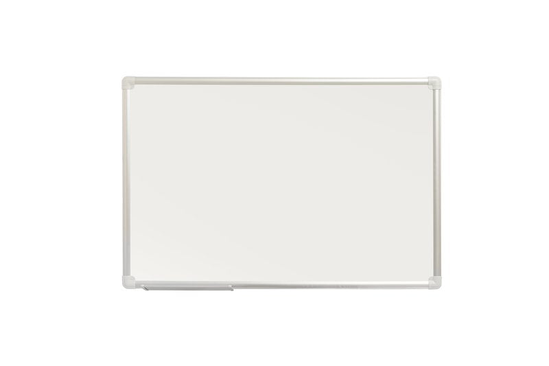 Lavagna magnetica bianca - cornice in alluminio - 60x90 cm