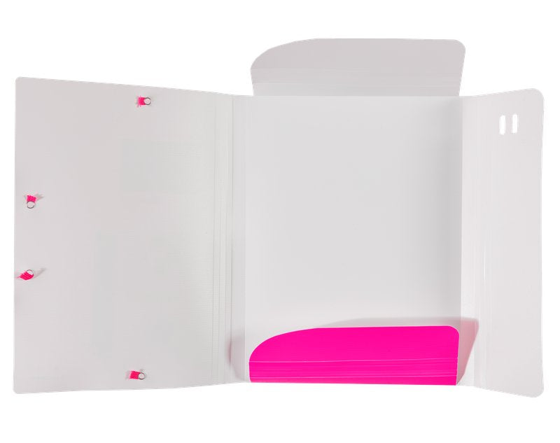 Cartellina con elastico  angolare Happy Color Fluo  - polipropilene - 29,7x21 cm  - colori assortiti