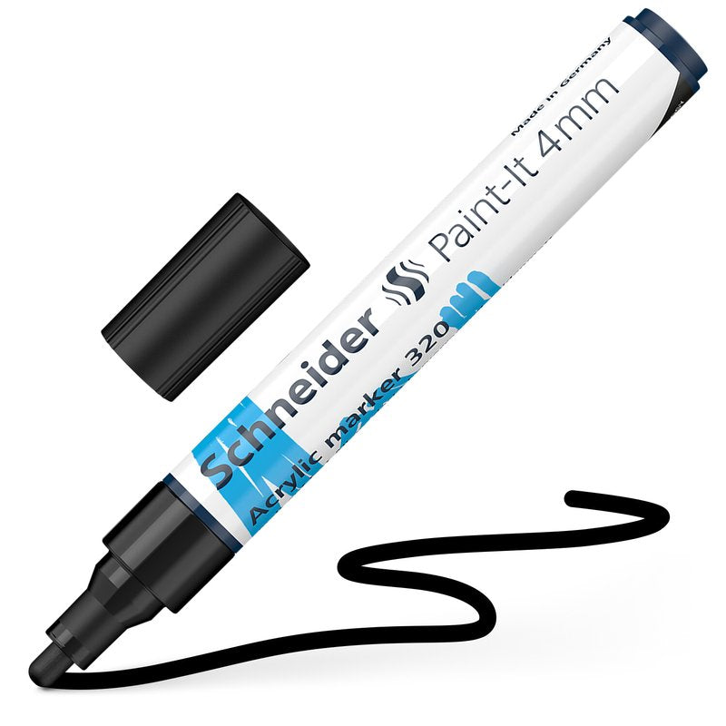 Marcatore acrilico Paint it 4mm - nero