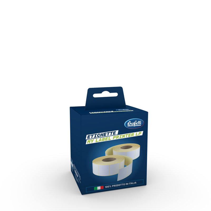 Rotolo 500 etichette removibili in carta termica - 19x51 mm - Multiuso. Compatibili stampante LP e Dymo LW450