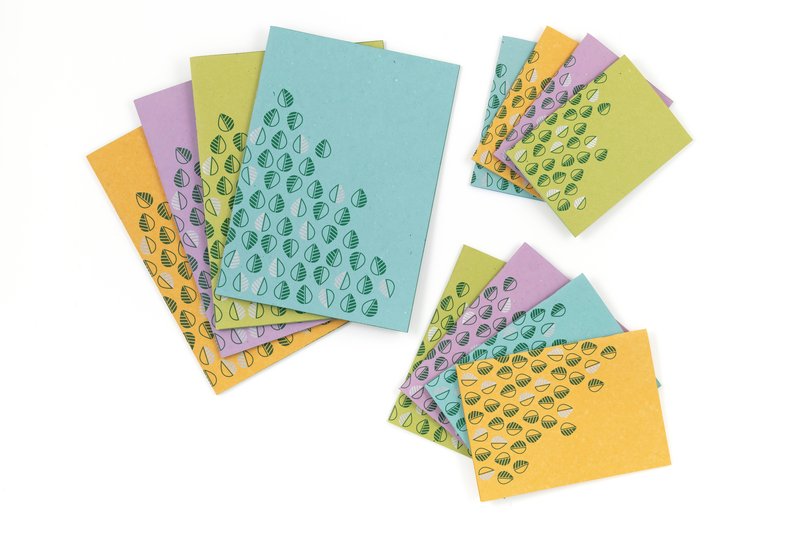 Quaderno I Love Green - Rigatura 1R - Righe - carta paglia + riciclata 100% - 80g - A5 - copertine assortite