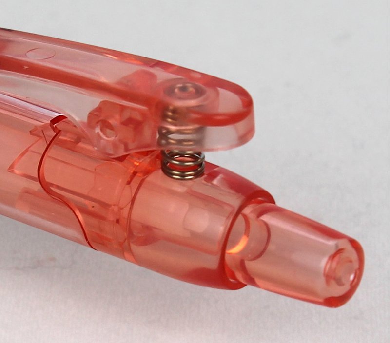 Penna a sfera a scatto Gel ultra smooth - punta fine - colore rosso