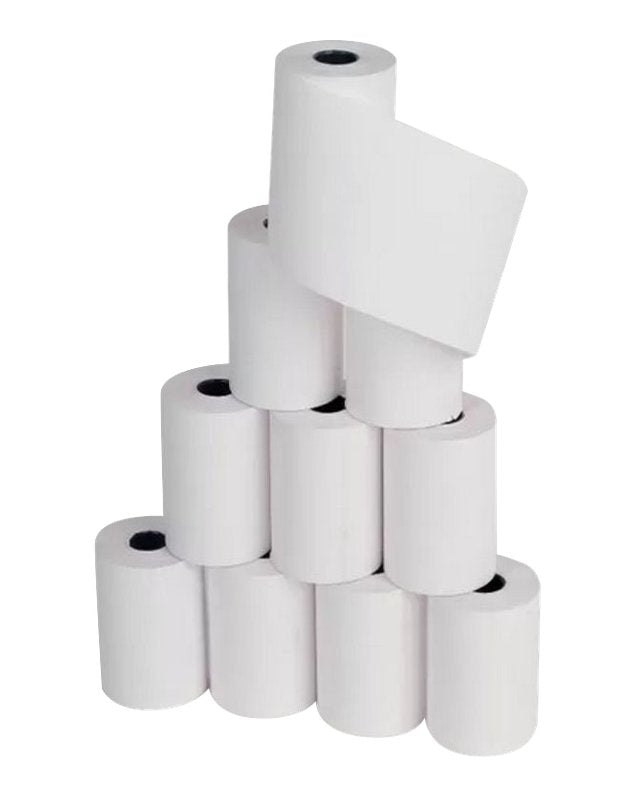 Rotoli pos in carta termica 57 mm x 18 m x 12 mm - 55 g - SENZA BISFENOLI