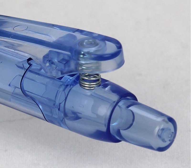Penna a sfera a scatto Gel ultra smooth - punta fine - colore blu