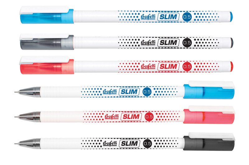 Penna gel a sfera slim - colore nero