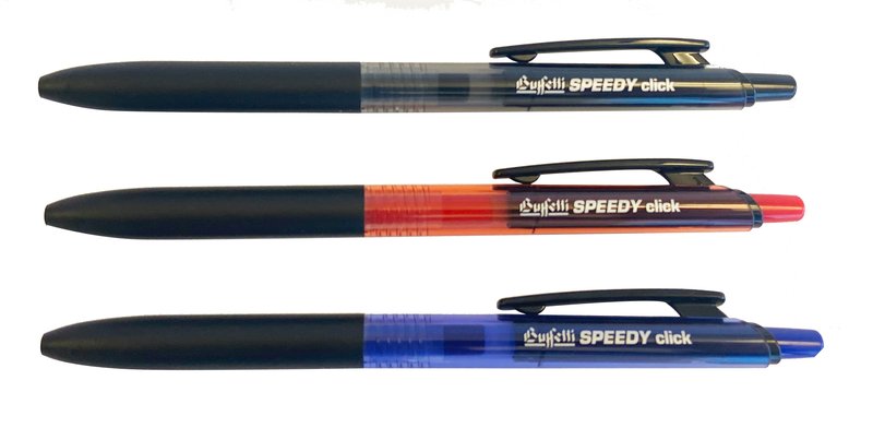 Penna a sfera a scatto Speedy Click - colore rosso
