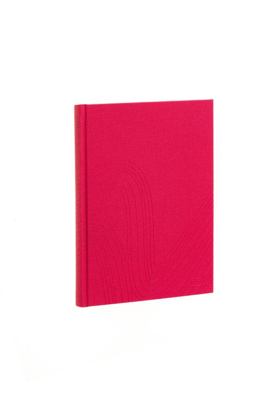 Agenda giornaliera in sintetico, blocco fisso - 2027 - 14,5x20,5 cm - ciclamino