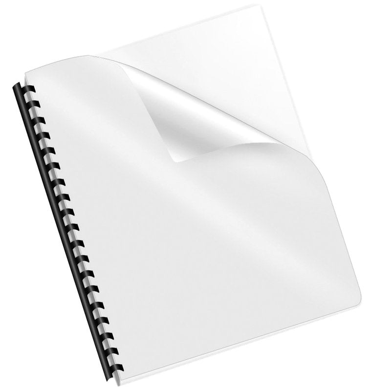 Copertine in PVC per rilegatura - trasparente - 180 µm