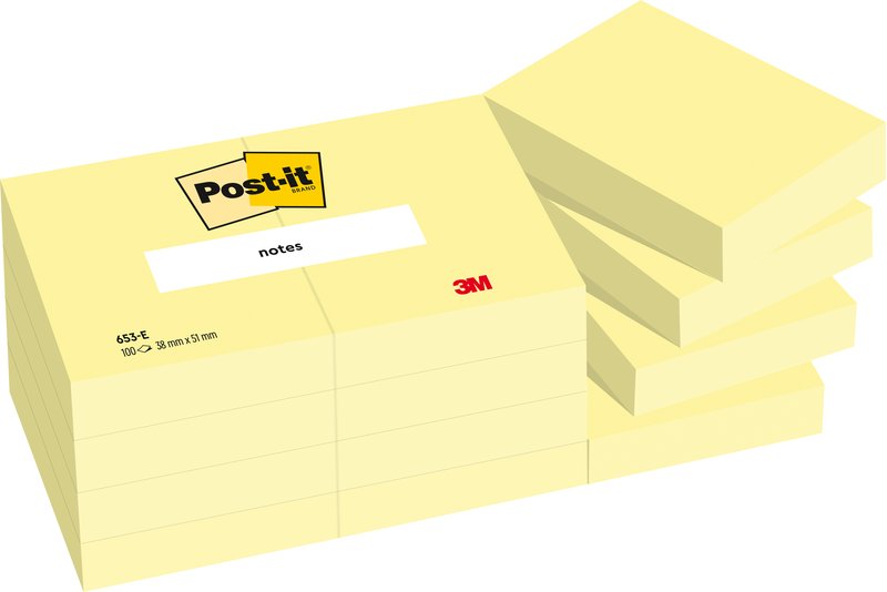 Foglietti Post-it Note - 38x51 mm - Giallo Canary