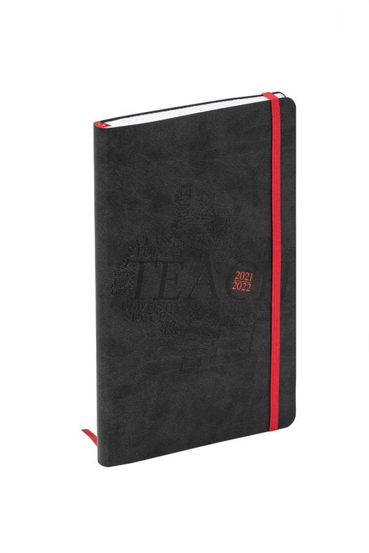 Agenda bigiornaliera per Insegnanti 12 mesi - 2026/2027 - 13x21 cm - nero