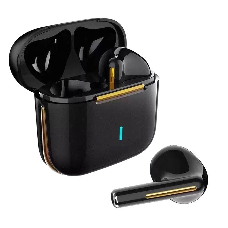 Auricolari stereo bluetooth con custodia di ricarica - colore nero o bianco assortiti