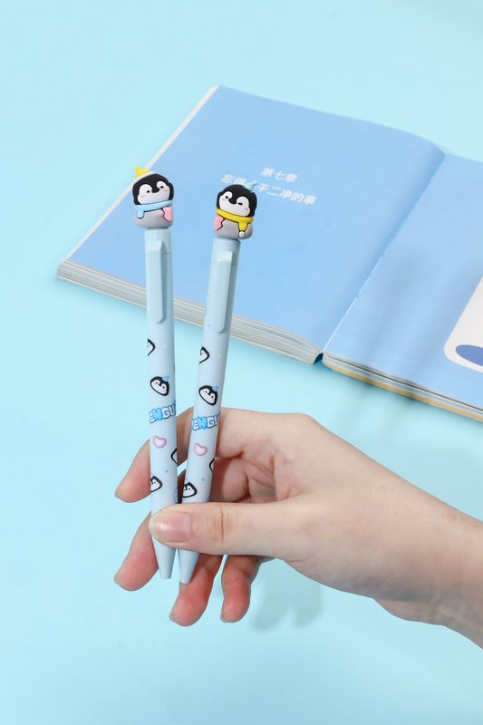 Sharing Pen PenguinBuddies - Set 2 penne a sfera -blu