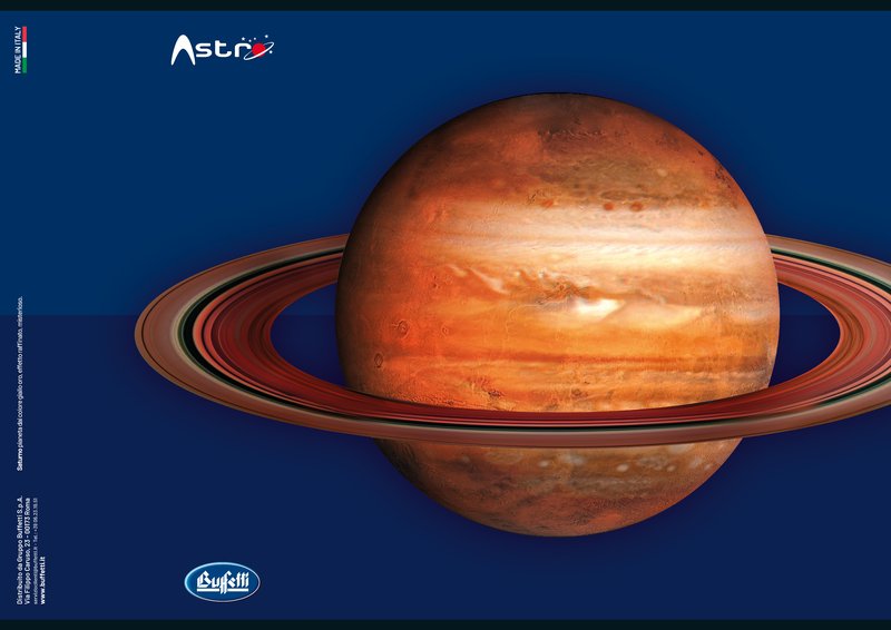 Maxiquaderno ASTRO - Rigatura 0Q - Quadretto da 5mm con margine - 80 g - A4 - copertine assortite