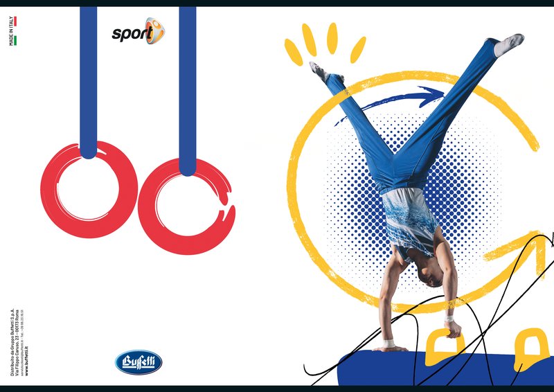 Maxiquaderno SPORT - Rigatura 0A - Righe 1a e 2a elementare - 80 g - A4 - copertine assortite