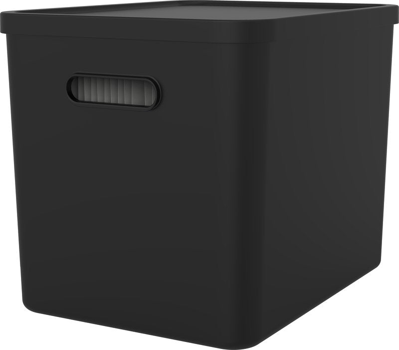 Contenitore con coperchio My Paper A4 - nero