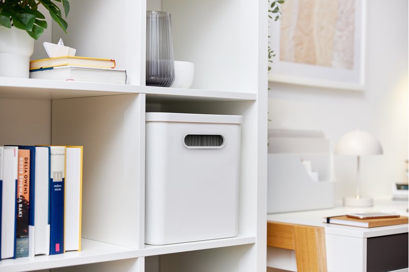 Contenitore con coperchio My Paper A4 - bianco
