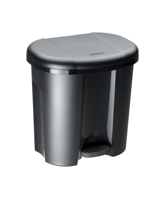 Pattumiera a pedale Duo - 2x10 lt - nero