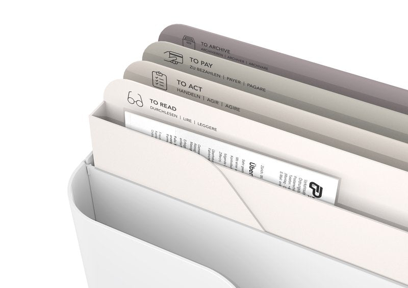 Organizer per documenti A4 - My Paper - bianco