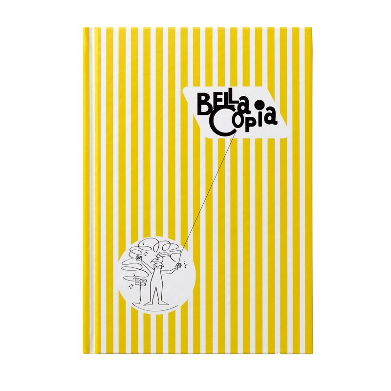 Taccuino BELLA COPIA, copertina Cartonata - Rigatura: 1R - giallo