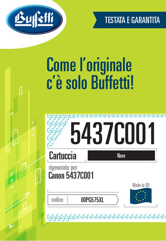 Canon Cartuccia ink jet - Compatibile Rigenerato PG-575XL 5437C001 - Nero - 400 pag