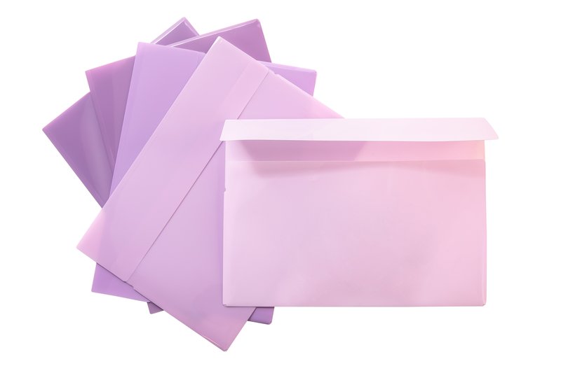 Cartelline con tasca - pp glossy - SFUMATUREdi - 5 sfumature di viola - 30x22 cm - conf. 5 pz