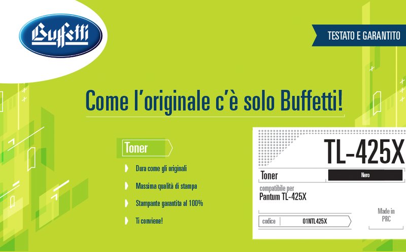 Toner Pantum - Compatibile PAT-TL-425X - Nero - 6.000 pag
