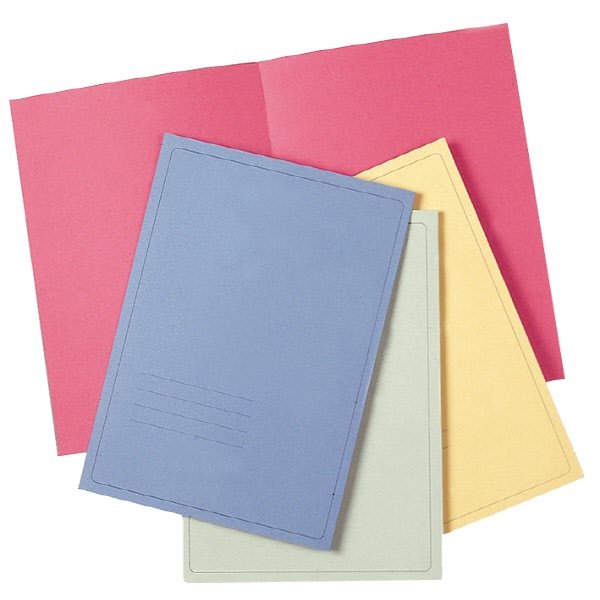 Cartelline semplici Light - cartoncino - 145 g/mq - 34,5x24,5 cm - rosa - conf. 50 pz