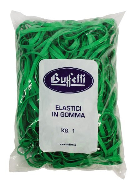 Elastici a fettuccia - Misura 150 x 8 mm - conf. 1000 g