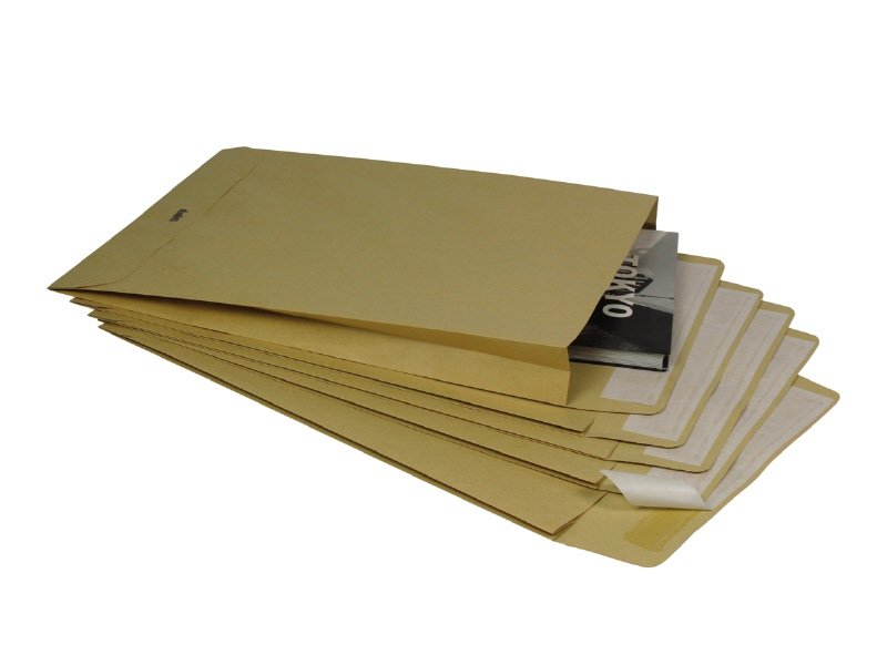 Buste a sacco avana con soffietti laterali - 19x26 cm