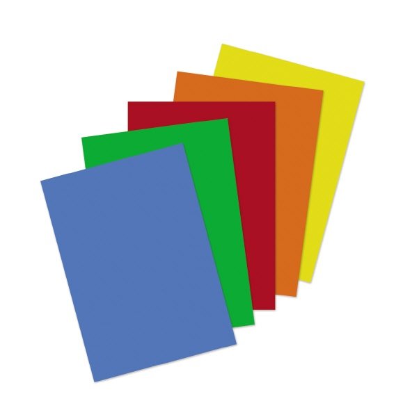 Cartoncini Michelangelo Prisma Monoruvido 220 g - 35x40 cm - 220 g - 12 colori assortiti