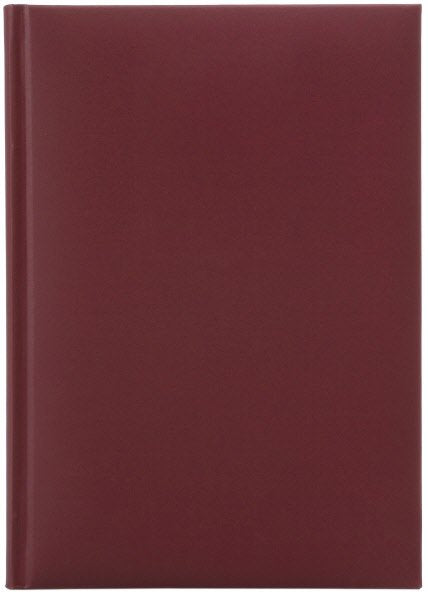 Agenda giornaliera 12 mesi - 2026 - 17,1x24 cm - bordeaux