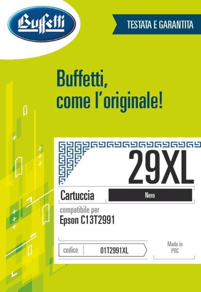 Epson Cartuccia ink jet - Compatibile 29XL C13T299140 - Nero - 470 pag